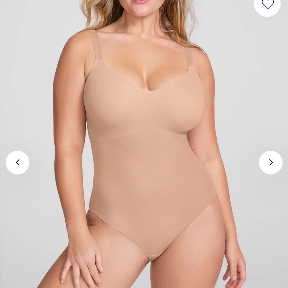 NWOT Honeylove Tan Shapewear Bodysuit, Small. SAME DAY SHIPPING!